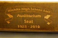 2010-Auditorium Seat Prior to Auction
