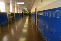 Typical Hallway with Lockers
