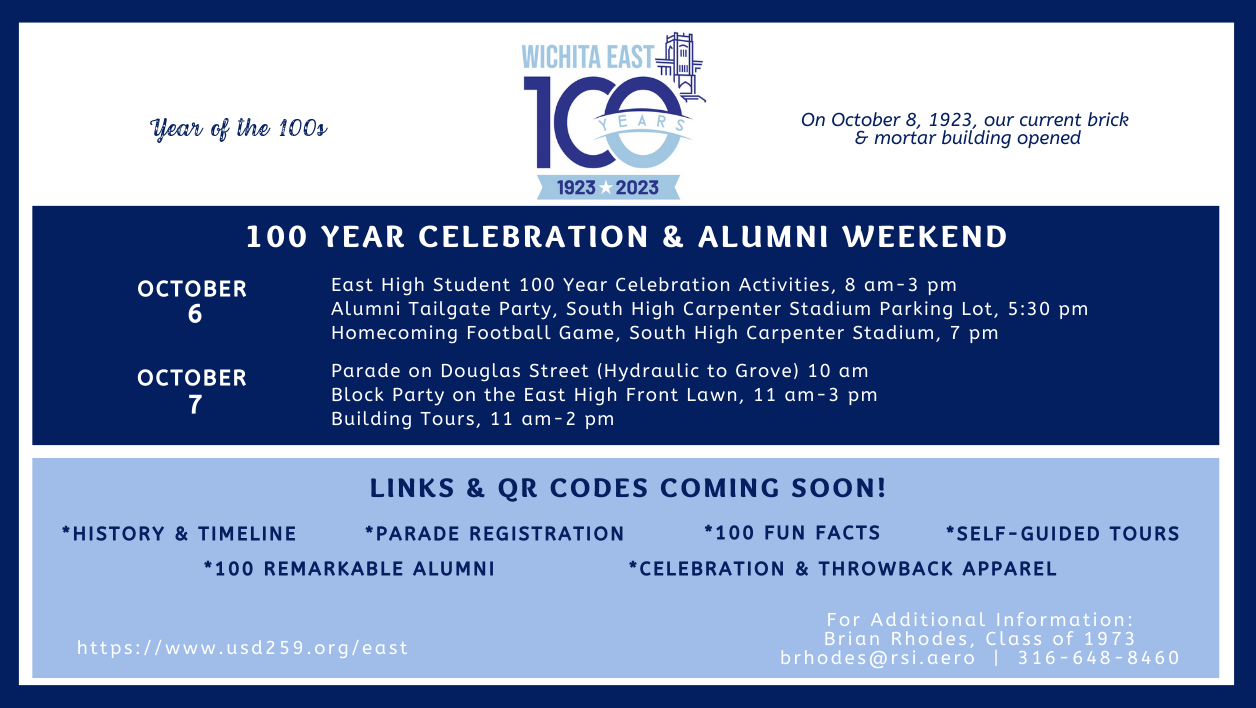 100 Year Celebration for Wichita High School East
