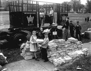 Messenger Memories: Paper Drive to Raise Money for 1960 Sportsmanship Dance, from  February 26, 1960